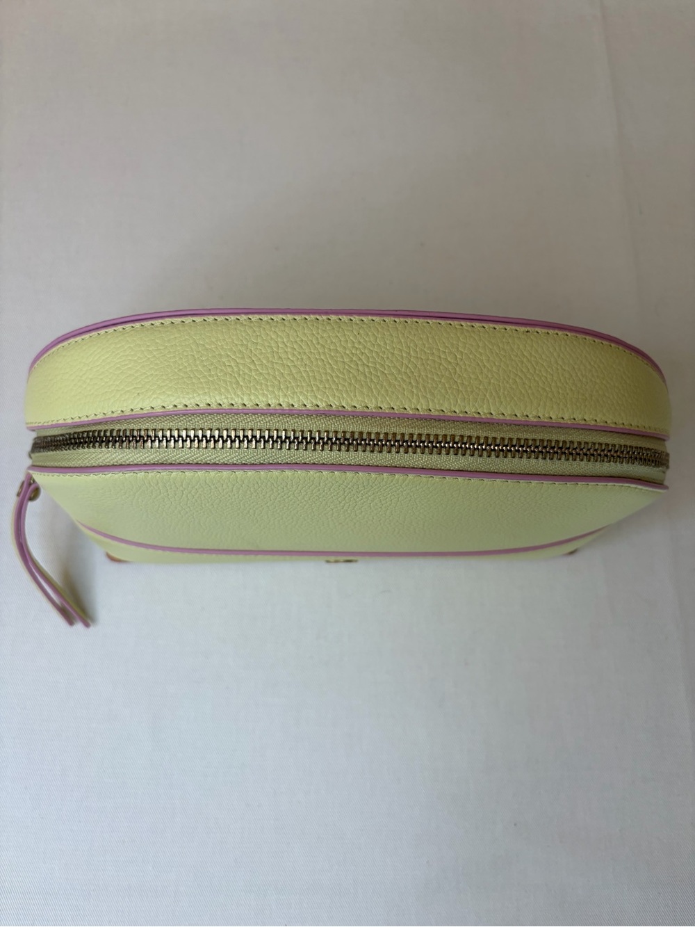Scotch & Soda Pastel Green Leather Toiletry Bag - Picture 3 of 9